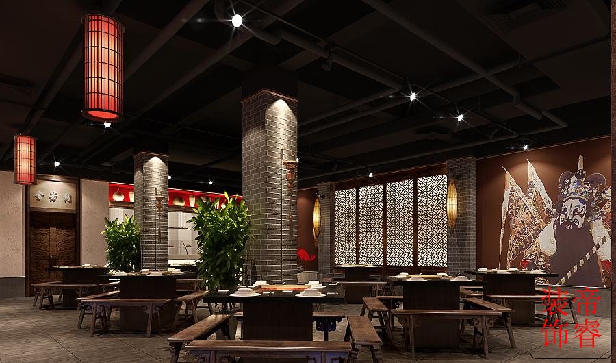 成都商铺装修,成都火锅店装修设计建议2