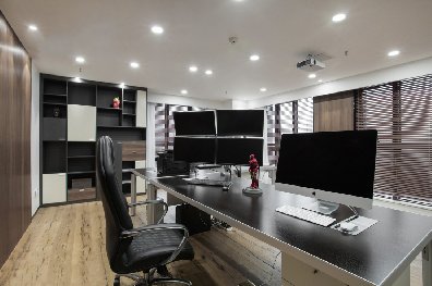 <b>现代美式风格办公室装修设计效果图</b>