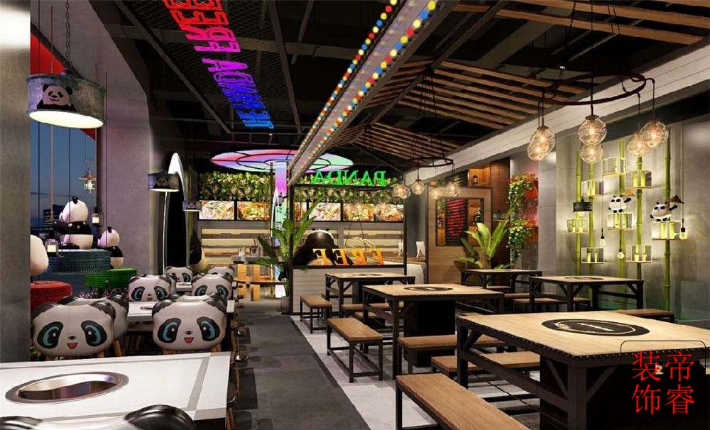 成都串串店装修价格,成都商铺装修,成都工装公司