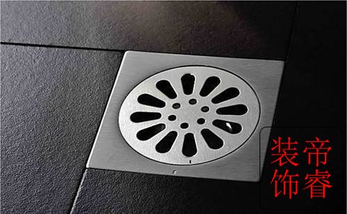 办公室卫生间装修中应该如何选择地漏,成都装修公司,工装公司