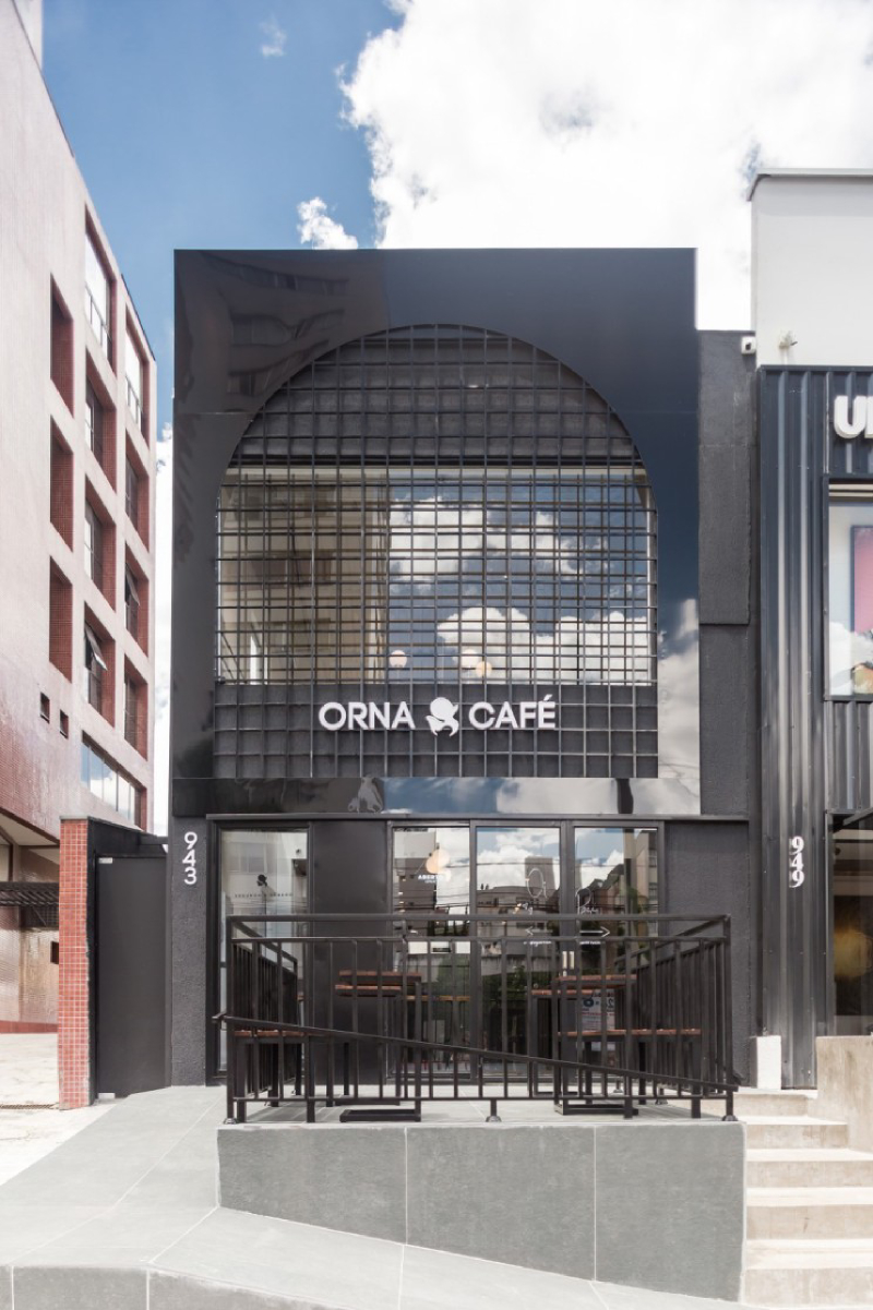 创意咖啡店门头装修设计效果图
