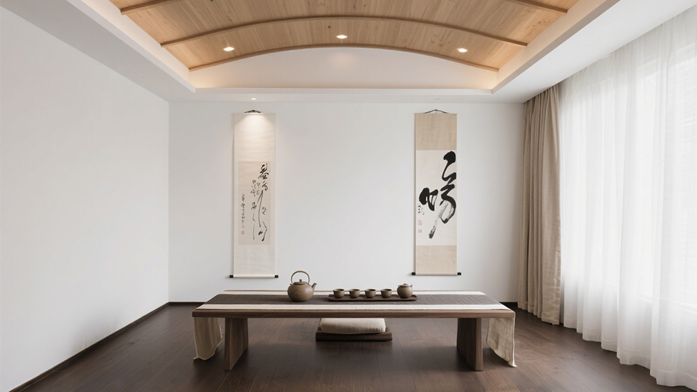 茶室装修留白处理