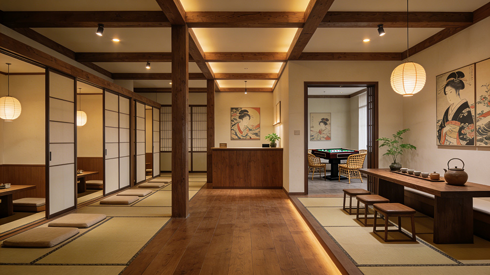 日式禅意风格茶楼