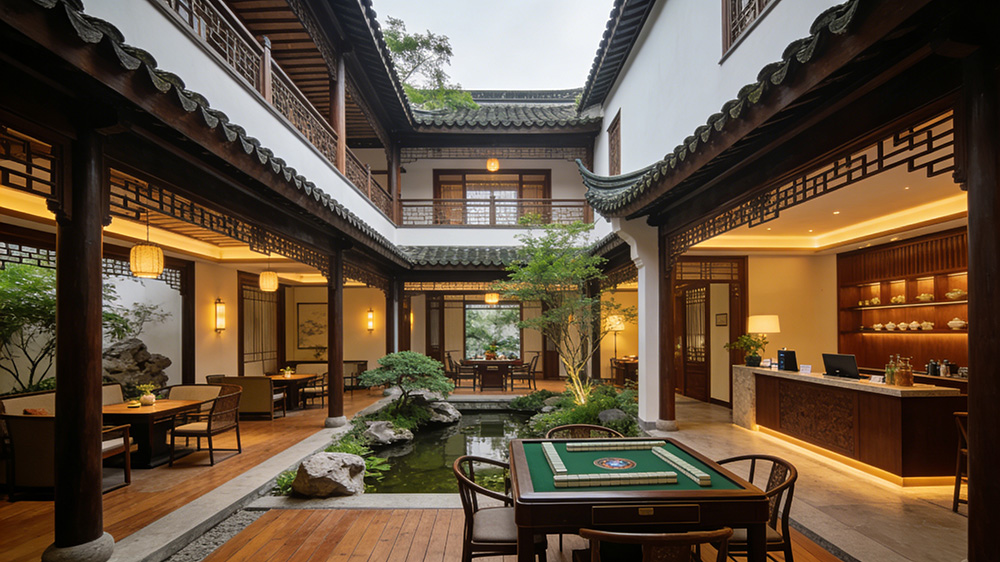 园林 / 庭院式茶楼