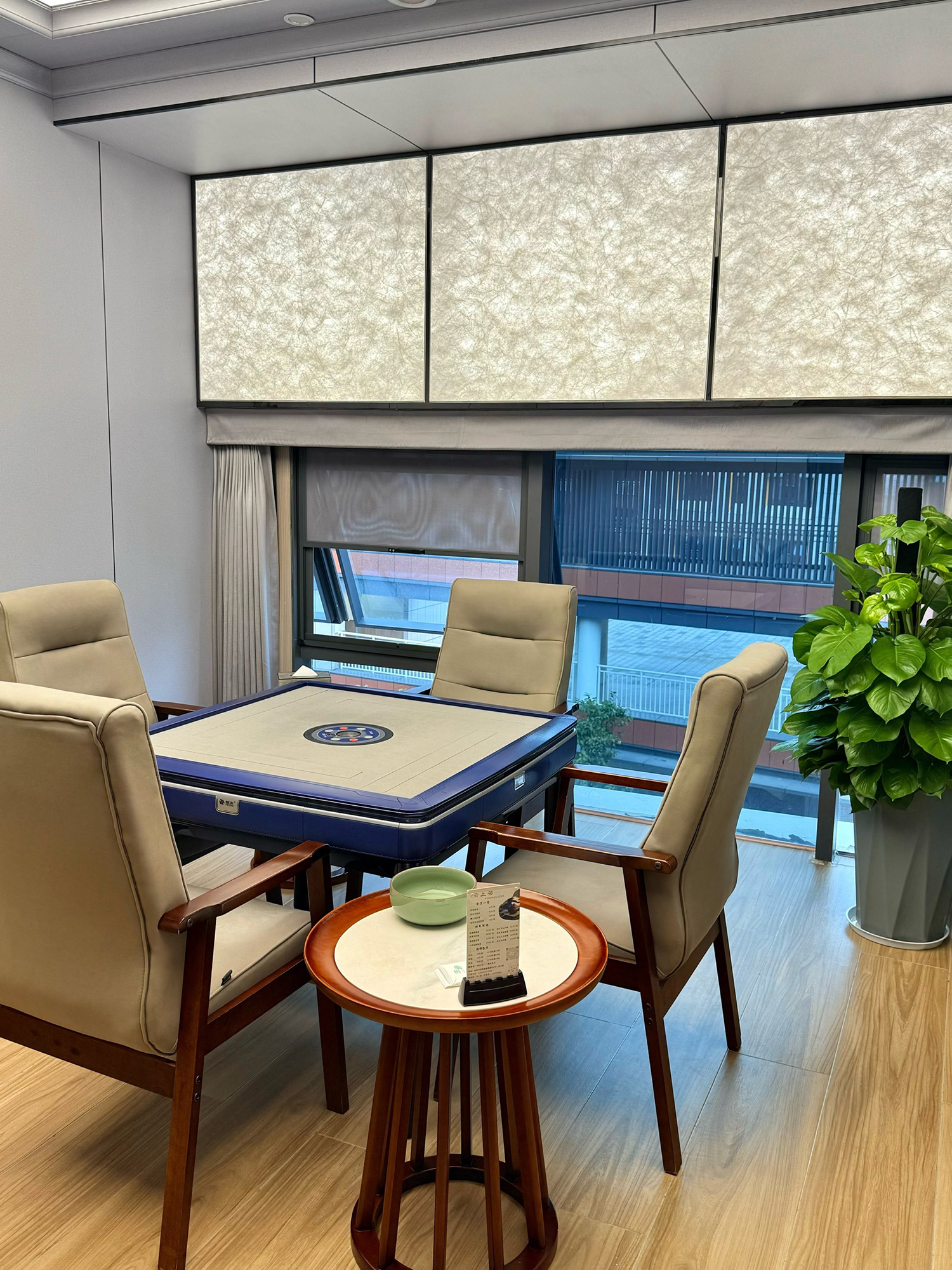 云上茶楼棋牌室装修实景图
